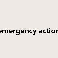 emergency action是什么意思