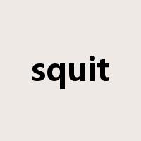squit是什么意思