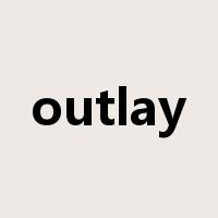 outlay是什么意思