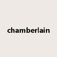 chamberlain是什么意思