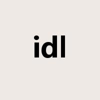 idl是什么意思