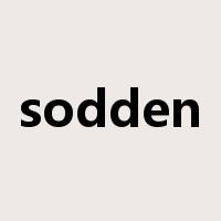 sodden是什么意思