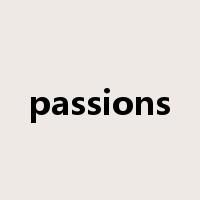 passions是什么意思