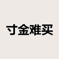 寸金难买寸光阴是什么意思