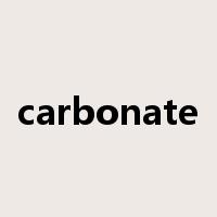 carbonate是什么意思