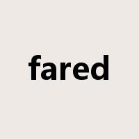 fared是什么意思