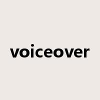 voiceover是什么意思
