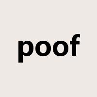poof是什么意思