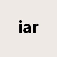 iar是什么意思