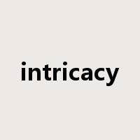 intricacy是什么意思