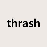 thrash是什么意思