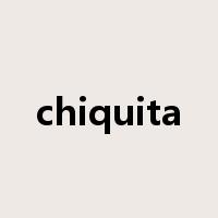 chiquita是什么意思