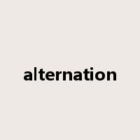 alternation是什么意思