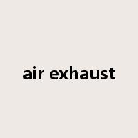 air exhaust是什么意思