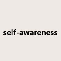 self-awareness是什么意思