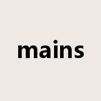 mains是什么意思