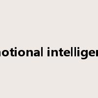 emotional intelligence是什么意思