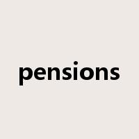 pensions是什么意思