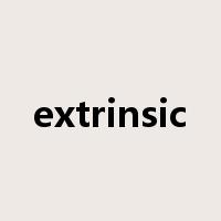 extrinsic是什么意思