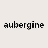 aubergine是什么意思