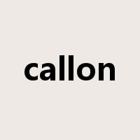 callon是什么意思