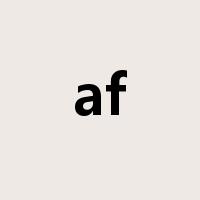 af是什么意思