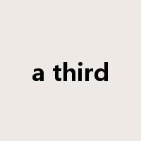 a third是什么意思