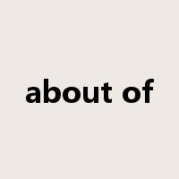 about of是什么意思