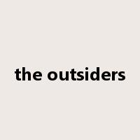 the outsiders是什么意思