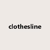 clothesline是什么意思