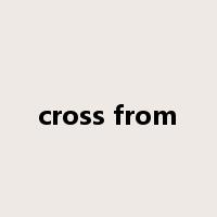 cross from是什么意思