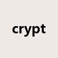 crypt是什么意思
