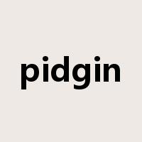 pidgin是什么意思