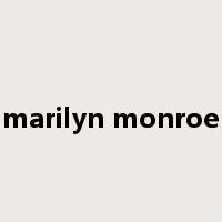 marilyn monroe是什么意思