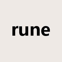 rune是什么意思