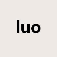 luo是什么意思
