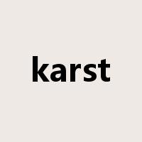 karst是什么意思
