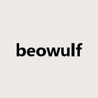 beowulf是什么意思