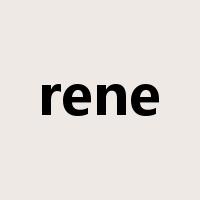 rene是什么意思