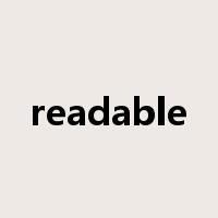 readable是什么意思