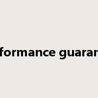 performance guarantee是什么意思