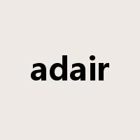 adair是什么意思