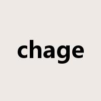 chage是什么意思