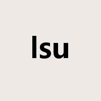 lsu是什么意思