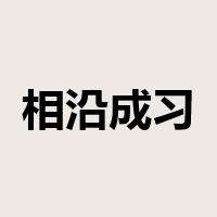 相沿成习是什么意思