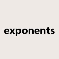 exponents是什么意思