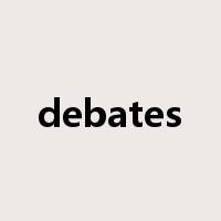 debates是什么意思