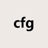 cfg是什么意思