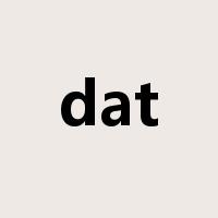 dat是什么意思