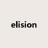 elision是什么意思